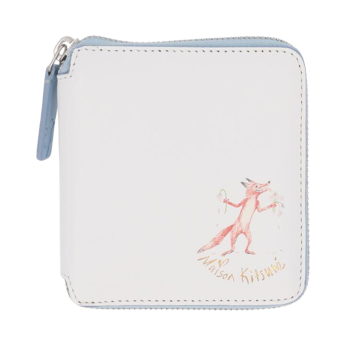 JU05400LC0033-P103 Maison Kitsune x Olympia Le Tan Oly Flower Wallet Off White