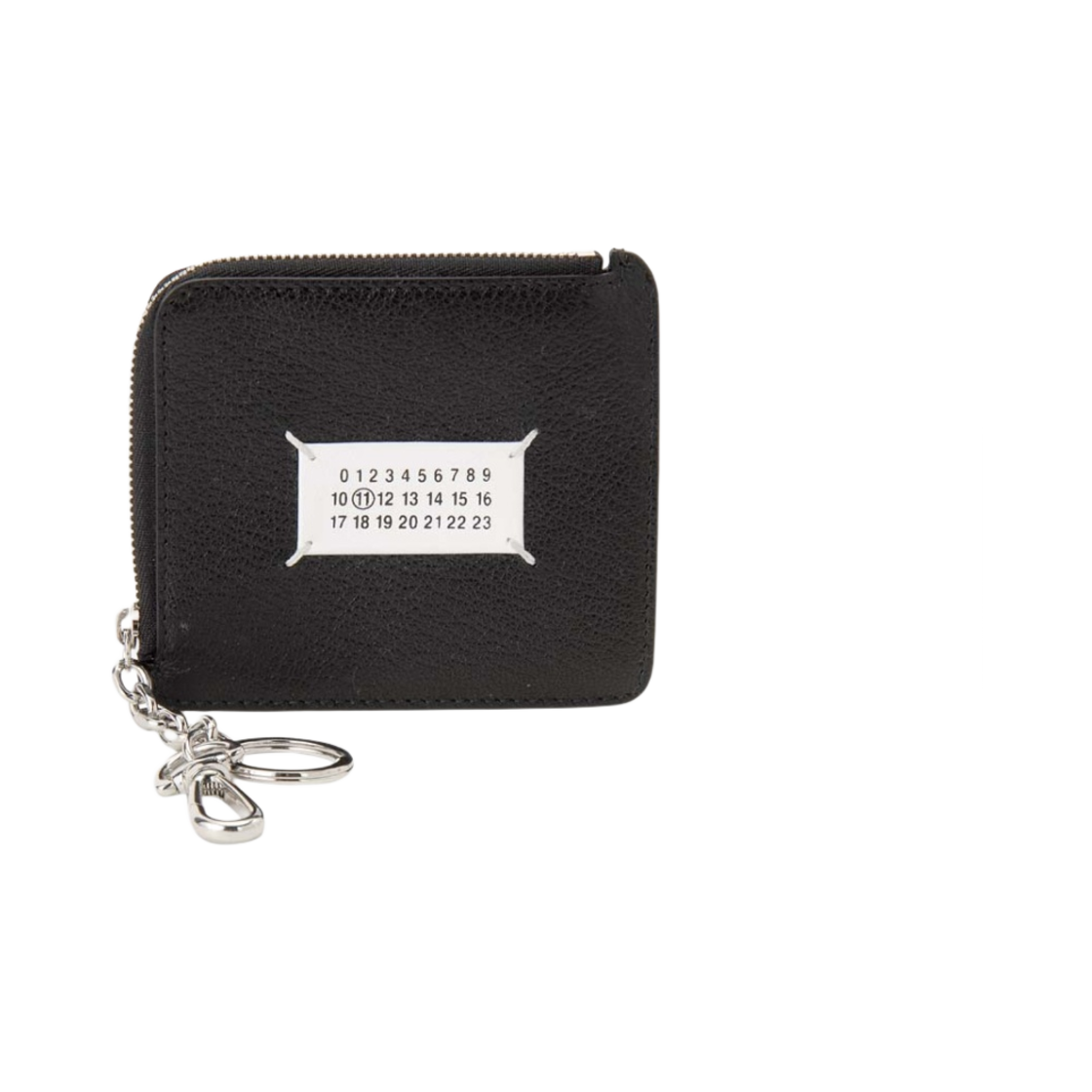 메종 마르지엘라 키링 고트스킨 동전 지갑 블랙(Maison Margiela Keyring Goatskin Coin Purse Black) - 1
