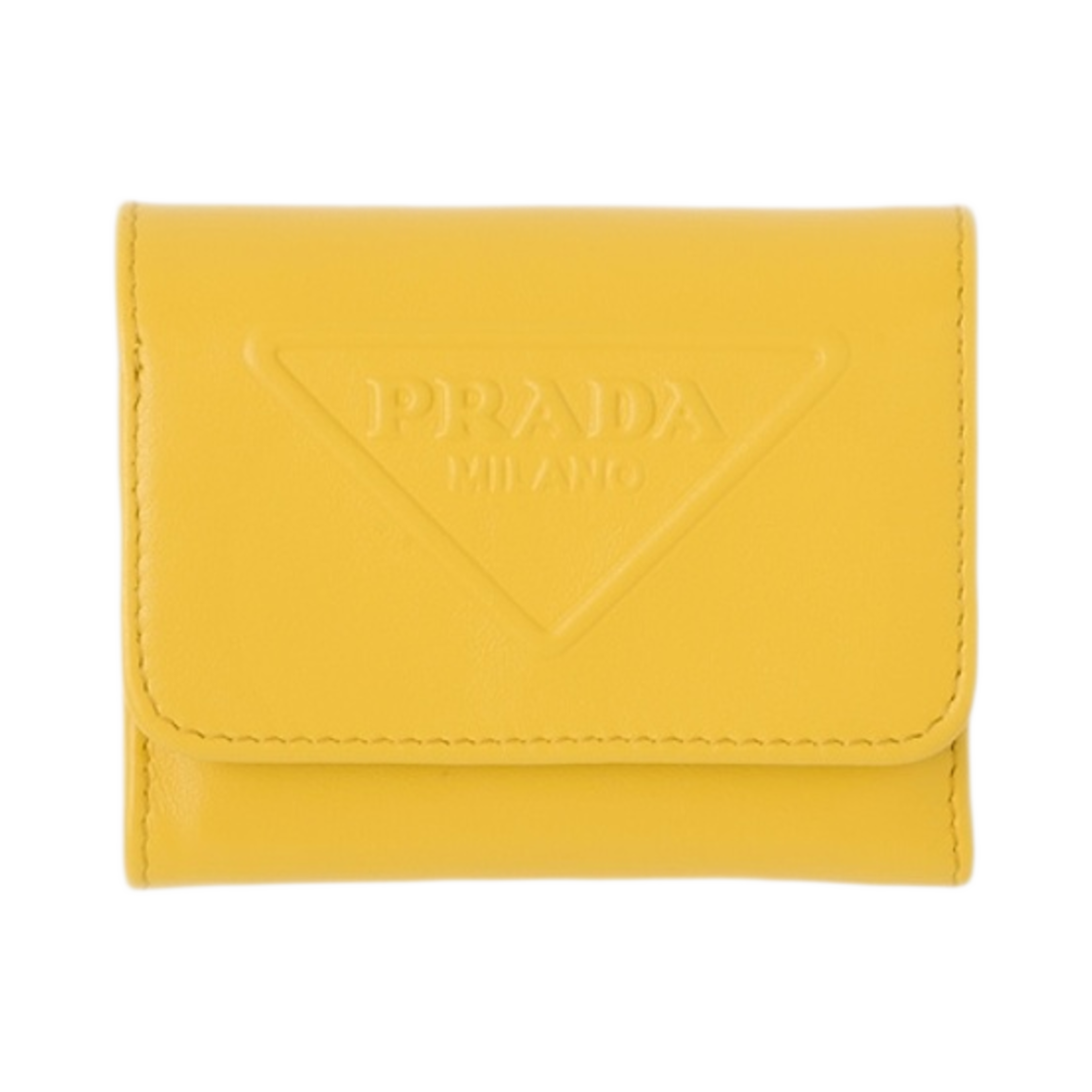 프라다 스몰 레더 월렛 써니 옐로우(Prada Small Leather Wallet Sunny Yellow) - 1