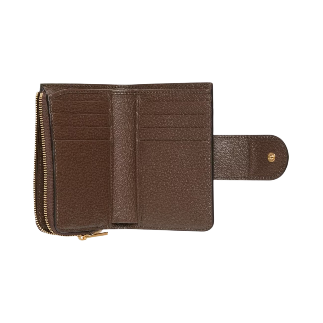 구찌 오피디아 GG 슈프림 캔버스 카드 케이스 지갑 베이지 브라운(Gucci Ophidia GG Supreme Canvas Card Case Wallet Beige Brown) - 2