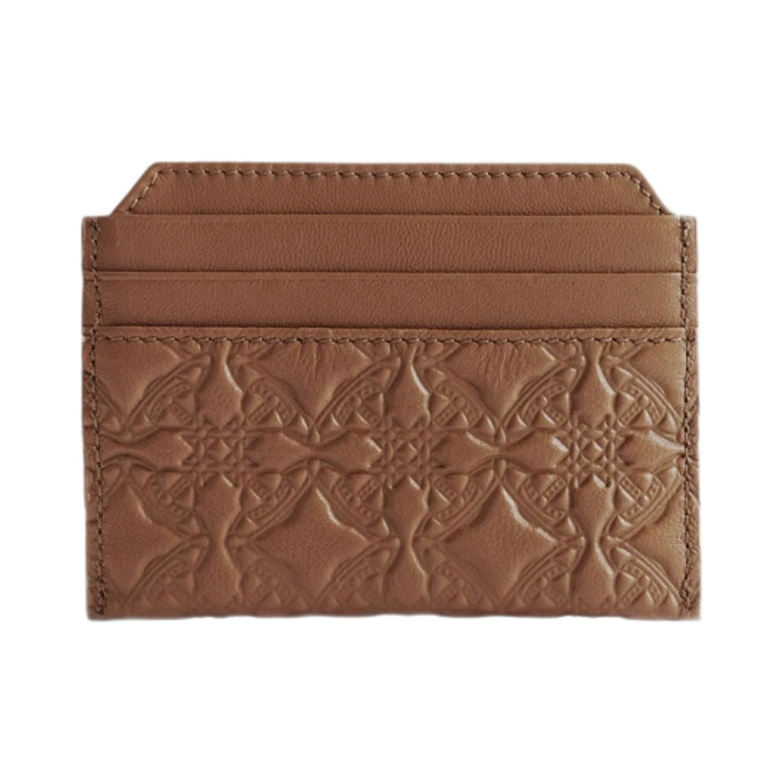 비비안 웨스트우드 엠보스드 슬림 카드 홀더 탄(Vivienne Westwood Embossed Slim Card Holder Tan) - 2