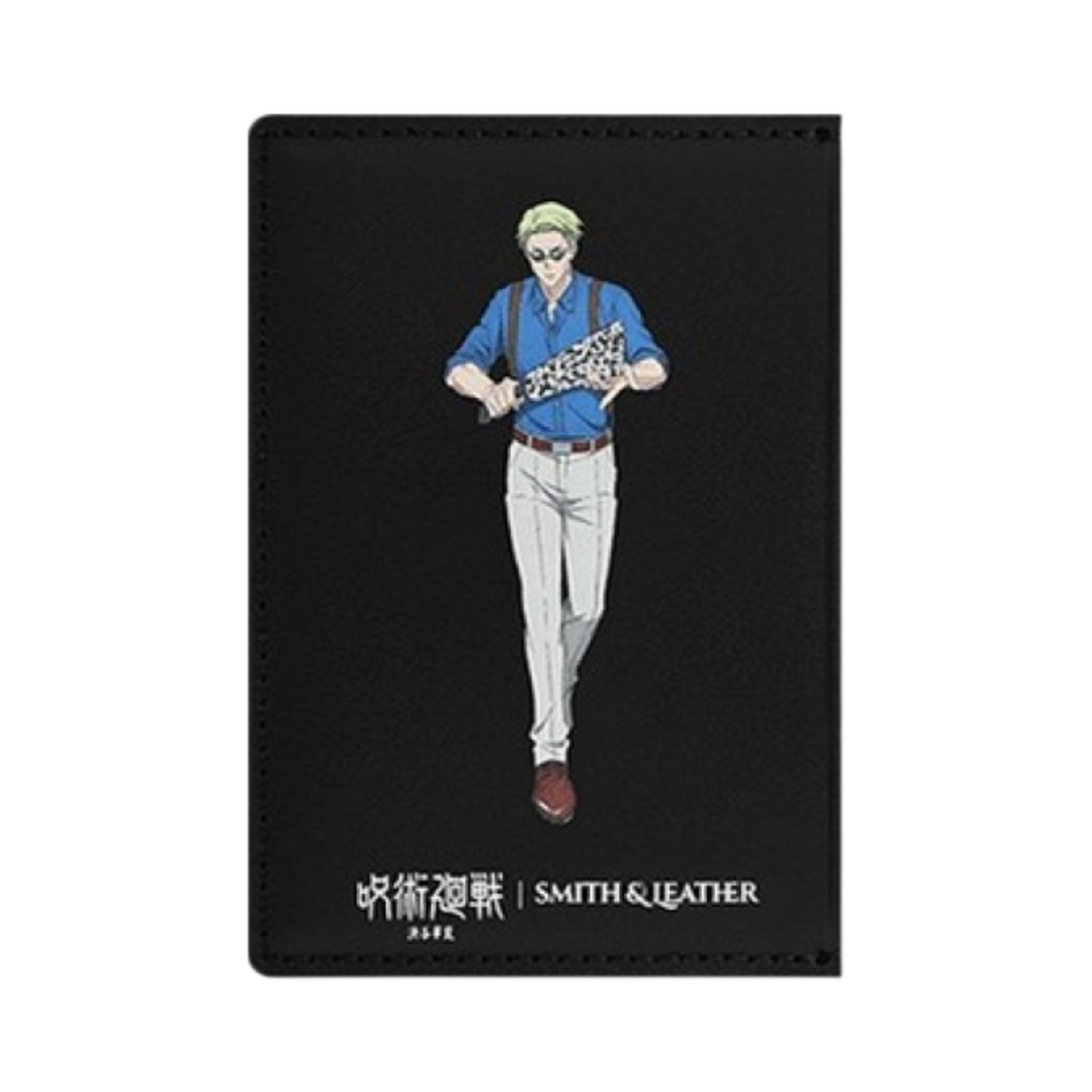 스미스 앤 레더 x 주술회전 레더 카드 지갑 나나미 켄토(Smith & Leather x Jujutsu Kaisen Leather Card Wallet Nanami Kento)