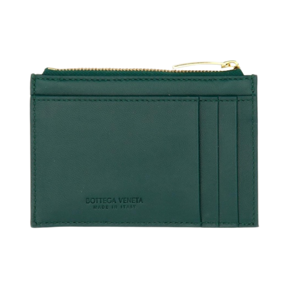 보테가 베네타 카세트백 지퍼 카드 케이스 에메랄드 그린(Bottega Veneta Cassette Zippered Card Case Emerald Green) - 2