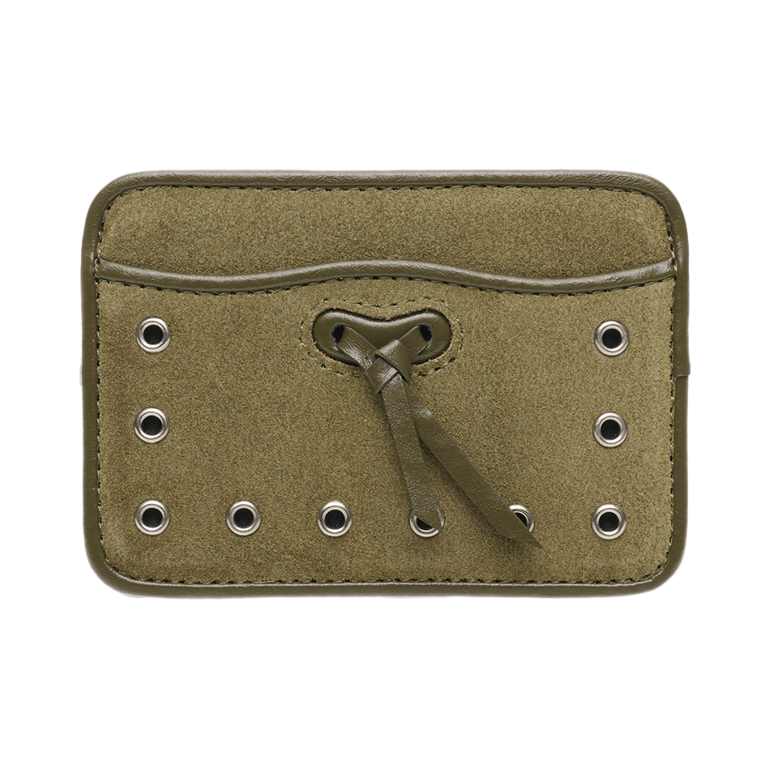 L09D5170942 Le Masque Beans Western Slim Card Wallet Khaki