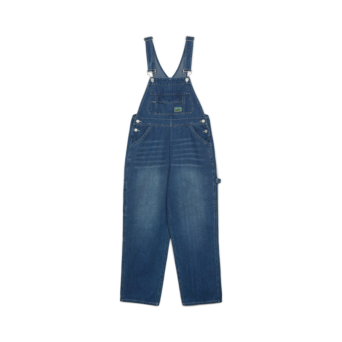 그린버터 데님 오버롤 팬츠 미디엄 블루(Greenbutter Denim Overall Pants Medium blue)