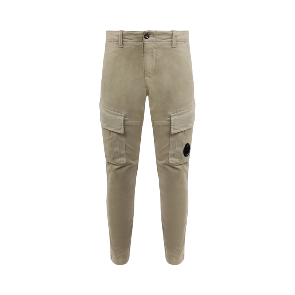 15CKPA052C005531G335 (Kids) C.P. Company U16 Stretch Sateen Peach Cargo Pants Silver Sage - 23FW