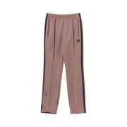 Needles Narrow Track Pants Poly Smooth Taupe