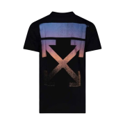 Off-White Degrade Arrow Slim S/S T-Shirt Black Multicolor
