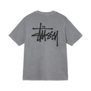 Stussy Basic Stussy Pigment Dyed T-Shirt Grey 2022