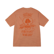 Stussy x Our Legacy Work Shop Surf Skull Pigment Dyed T-Shirt Clay