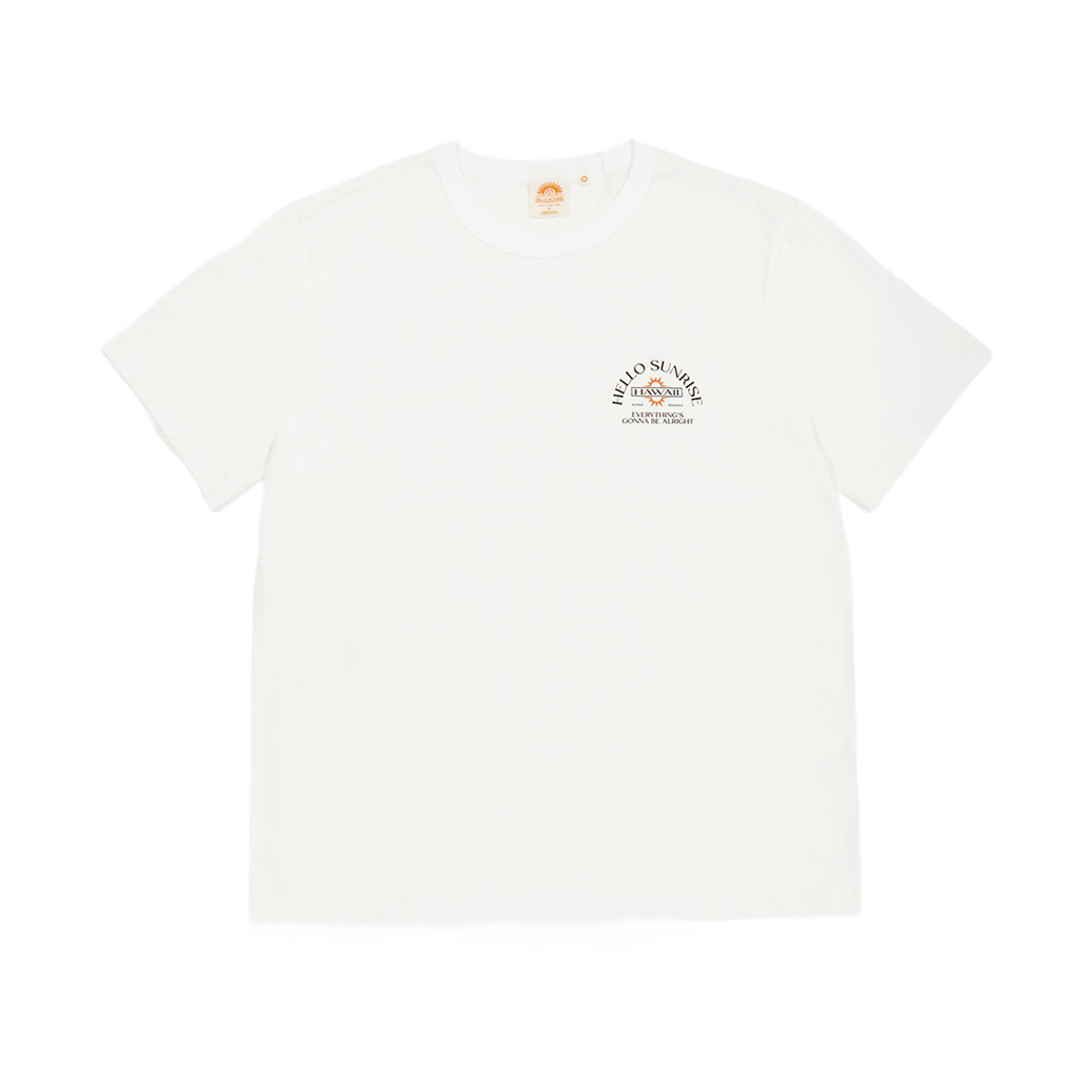 헬로선라이즈 하와이 아치 로고 티 오프 화이트(Hello Sunrise Hawaii Arch Logo Tee Off White) - 1
