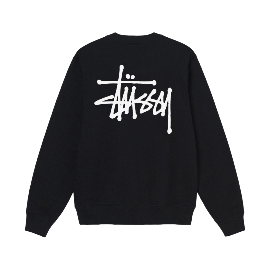 스투시 베이직 스투시 크루넥 블랙 2022 | Stussy | KREAM