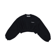 TRUNKPROJECT Logo Cropped Sweatshirt Black