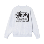 Stussy Stock DSM London Crew Ash Heather 2021