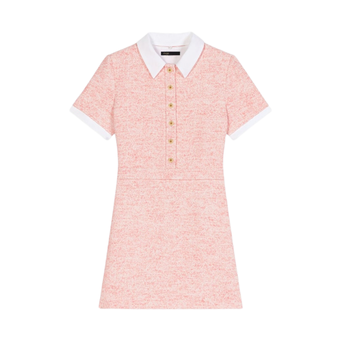 (W) 마쥬 테일러드 드레스 핑크((W) Maje Tailored Dress Pink)