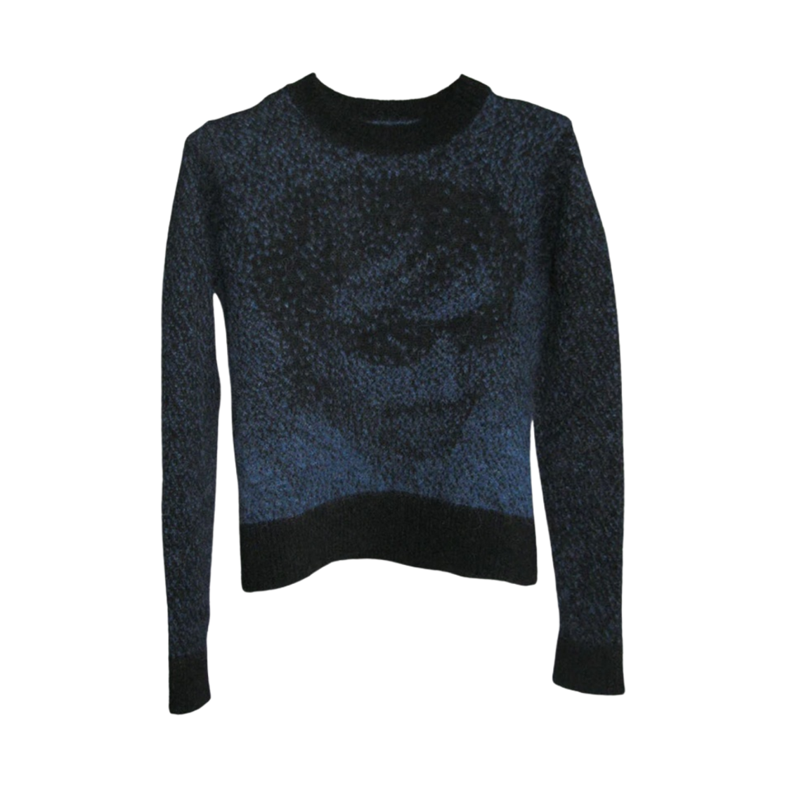 PJ4501 (W) Paloma Wool Soft Jacquard Paufe Knitted Sweater Blue