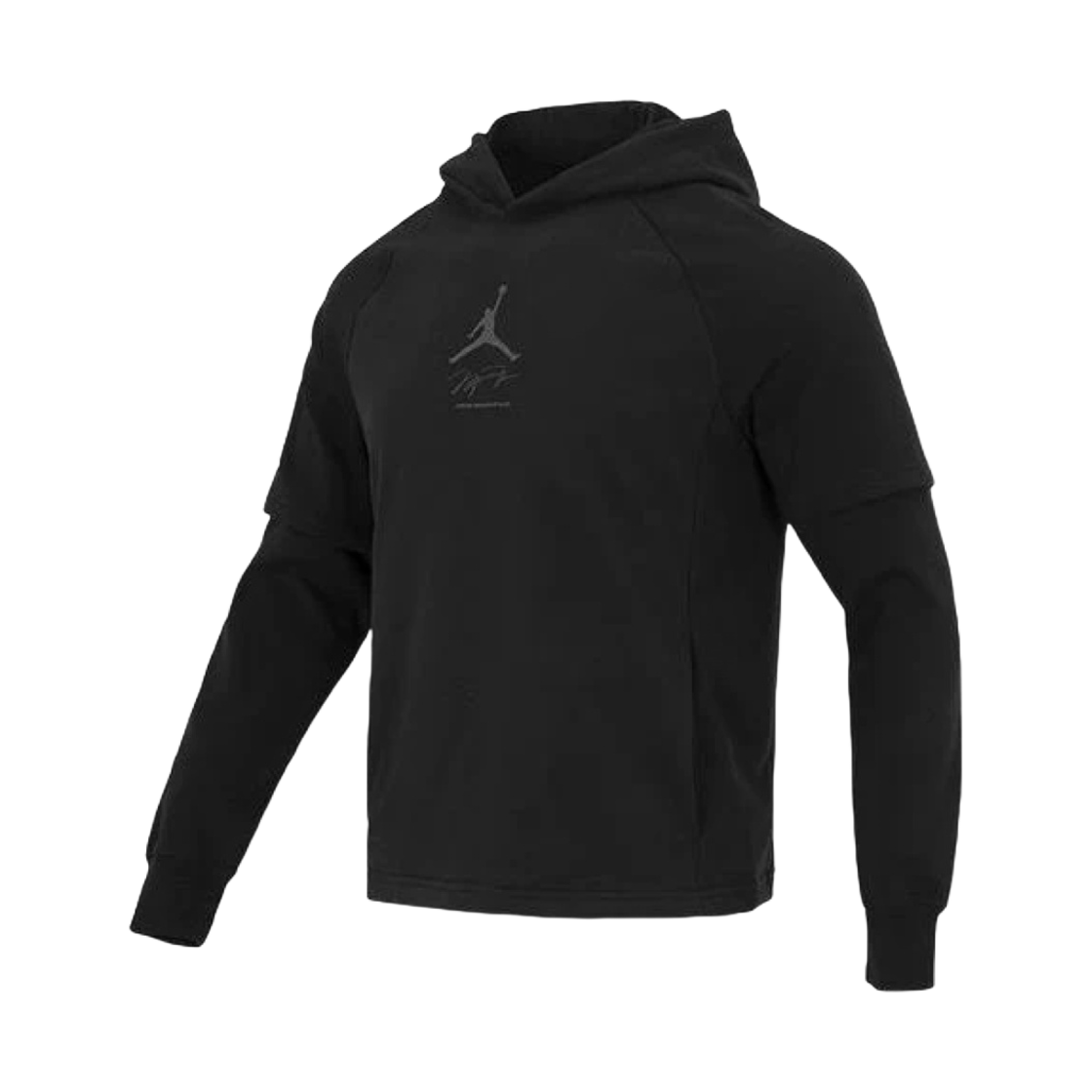 DV9782-010 Jordan Dri-Fit Sport Breakfast Club Graphic Fleece Pullover Hoodie Black - Asia