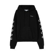 Off-White Chain Arrow Slim Hoodie Black
