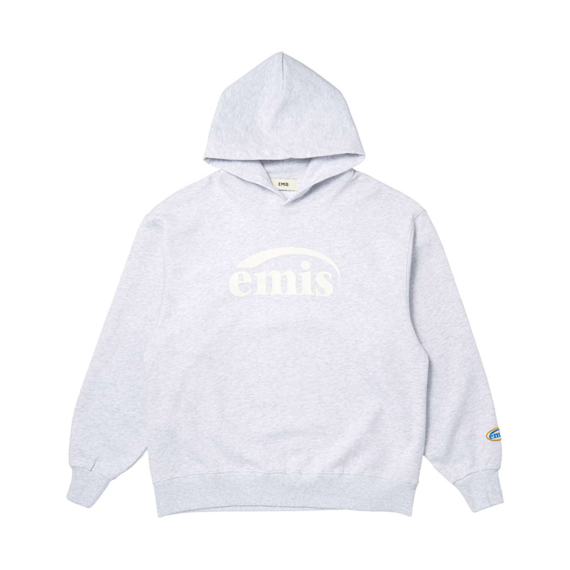이미스 뉴 로고 후드 멜란지 그레이(Emis New Logo Hoodie Melange Gray) - 1