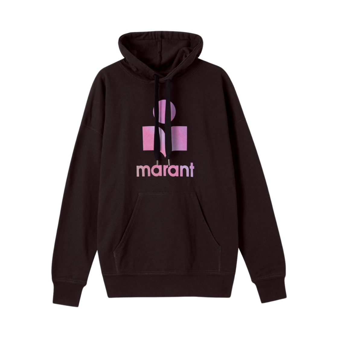 (W) 이자벨 마랑 만셀 오버사이즈 후드 스웨트셔츠 페이디드 블랙 - 22FW((W) Isabel Marant Mansel Oversized Hoodie Sweatshirt Faded Black - 22FW)