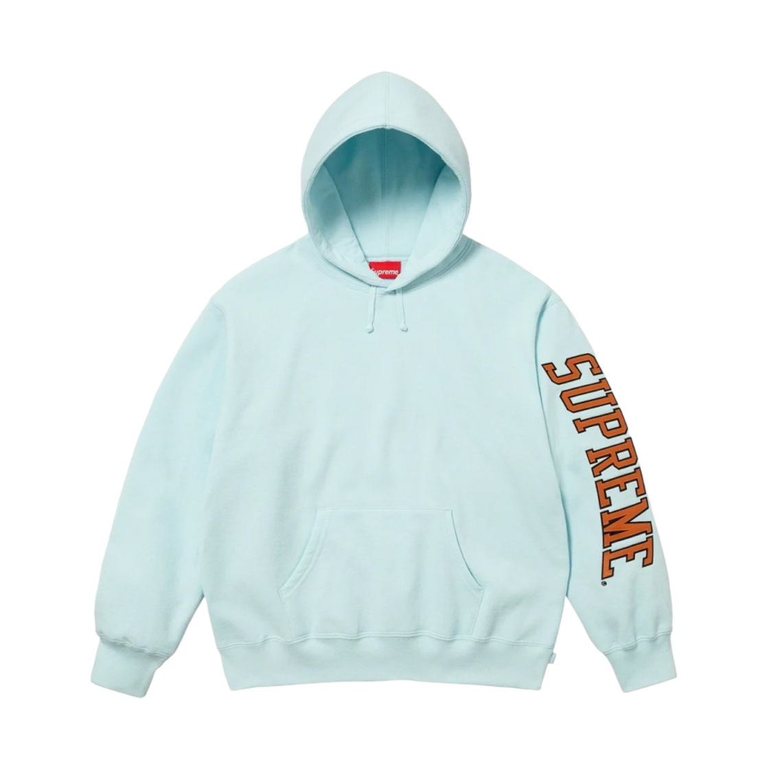 - Supreme Sleeve Arc Hooded Sweatshirt Pale Blue - 23FW