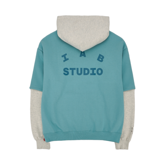 ★大人気★IAB Studio Pigment Sweatshirt & Mini Bag 아이앱 스튜디오 피그먼트 스웨트셔츠 & 미니백 블랙 | IAB