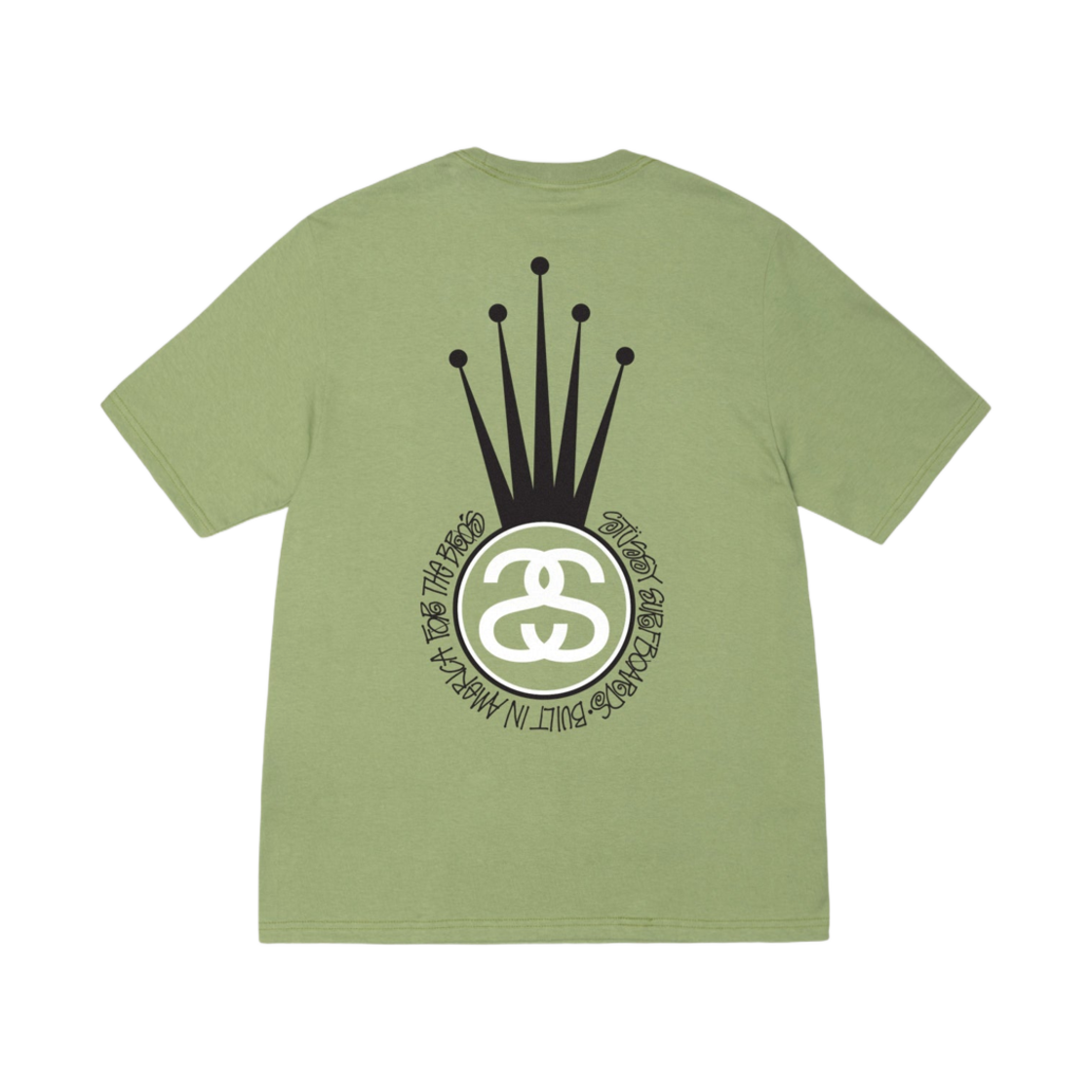 스투시 크라운 링크 티셔츠 모스(Stussy Crown Link T-Shirt Moss) - 1