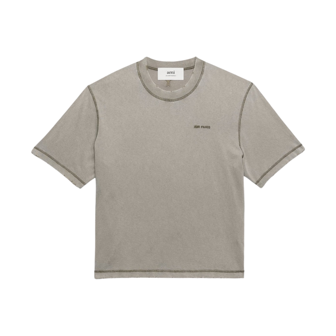 아미 페이드 아웃 티셔츠 클레이