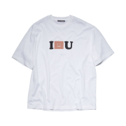 Acne Studios Face Logo T-Shirt Optic White