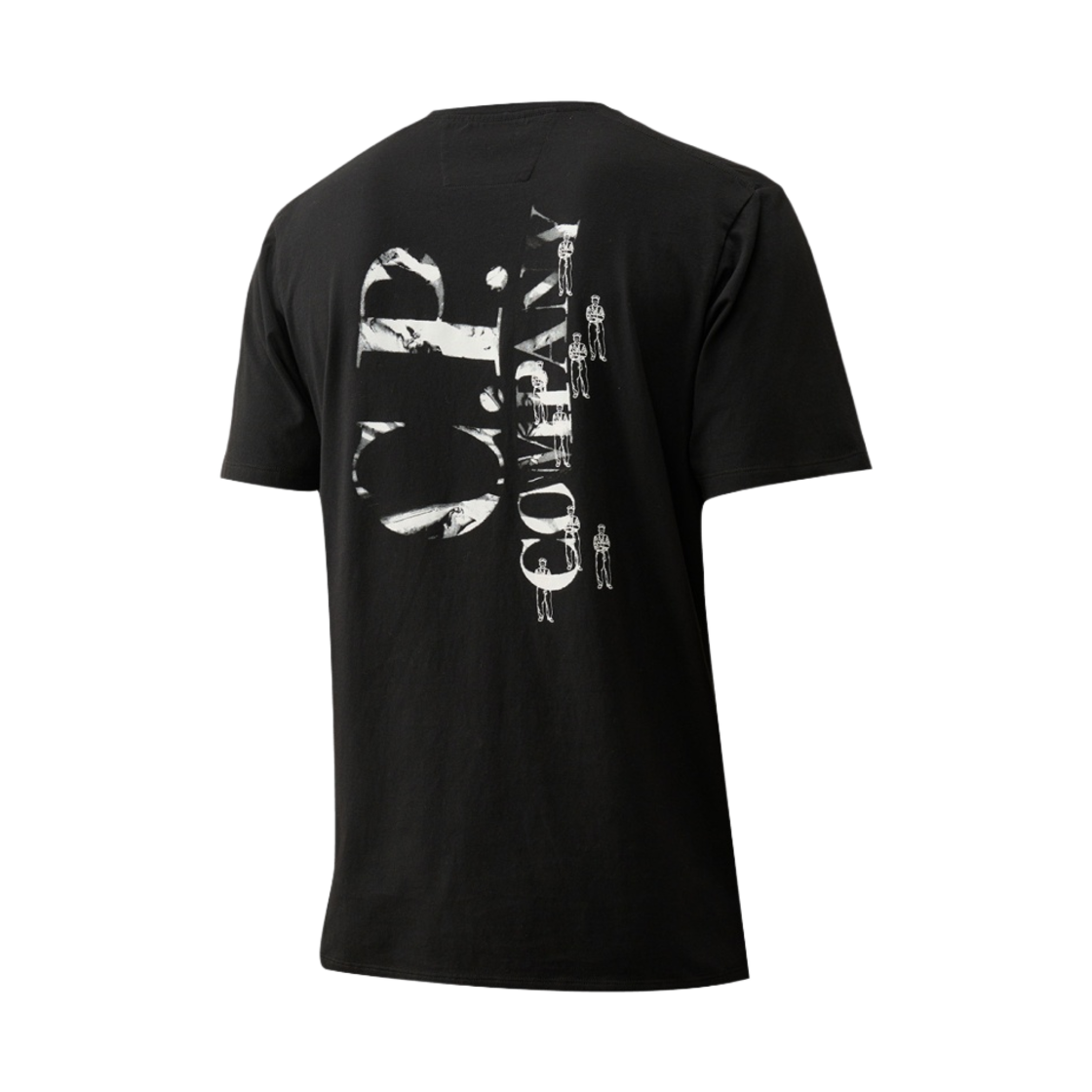 C.P. 컴퍼니 30/1 저지 릴렉스드 그래픽 티셔츠 블랙 - 24SS(C.P. Company 30/1 Jersey Relaxed Graphic T-Shirt Black - 24SS) - 2