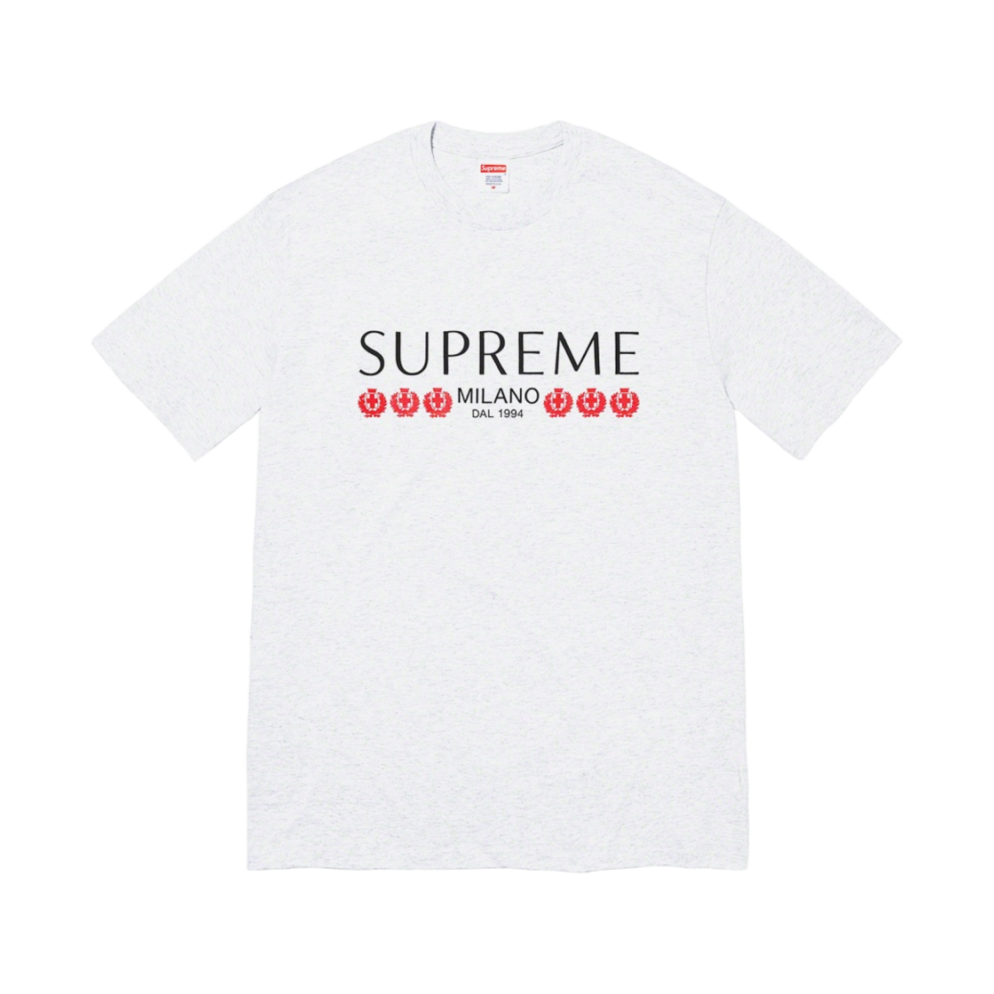 - Supreme Milano T-Shirt Ash Grey - 21SS