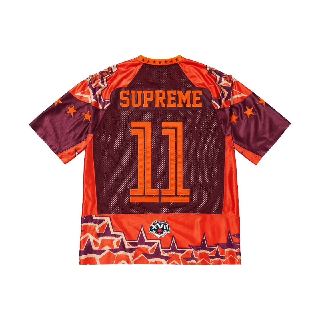 슈프림 스타 풋볼 저지 오렌지 - 25SS(Supreme Stars Football Jersey Orange - 25SS) - 1