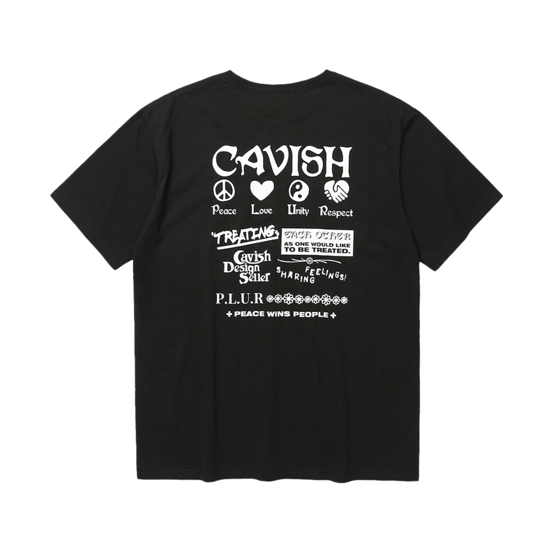 CV2BMMT515ABK CAVISH Plur Logo SS Tee Black