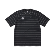 Supreme x Umbro Stripe Soccer Jersey Black - 25SS