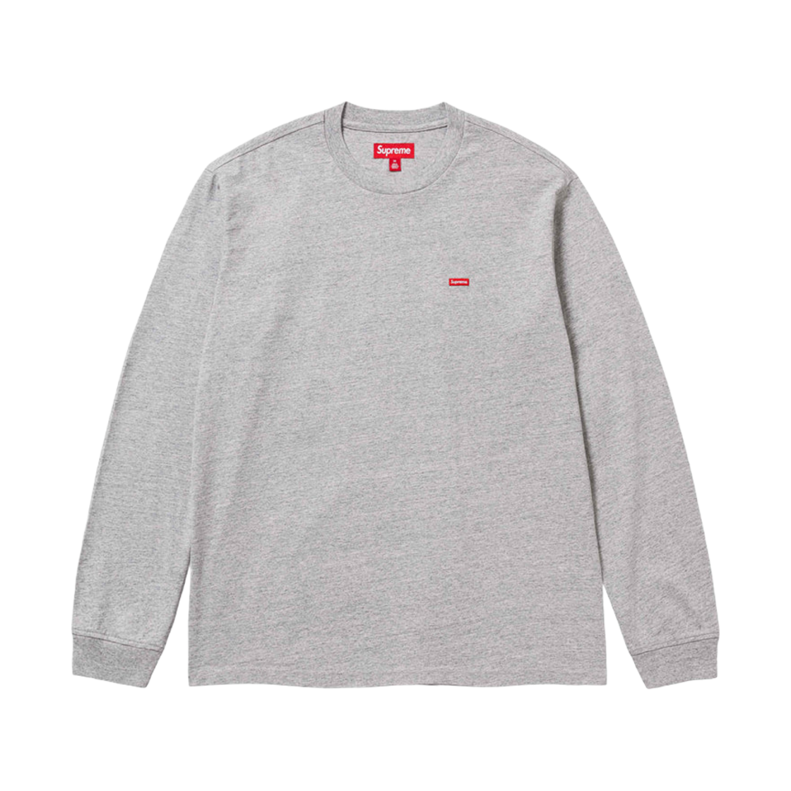 Supreme Box Logo L/S Tee Supreme Small Box LS T-Shirt Heather Grey