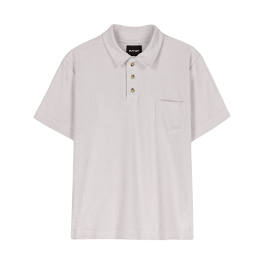 - Howlin Mr Fantasy Collar T-Shirt White Sand