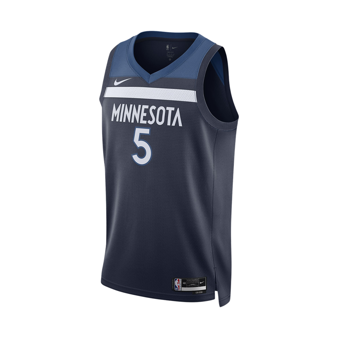 나이키 앤서니 에드워즈 미네소타 팀버울브스 2022/23 아이콘 에디션 드라이핏 NBA 스윙맨 저지 컬리지 네이비(Nike Anthony Edwards Minnesota Timberwolves 2022/23 Icon Edition Dri-Fit NBA Swingman Jersey College Navy)