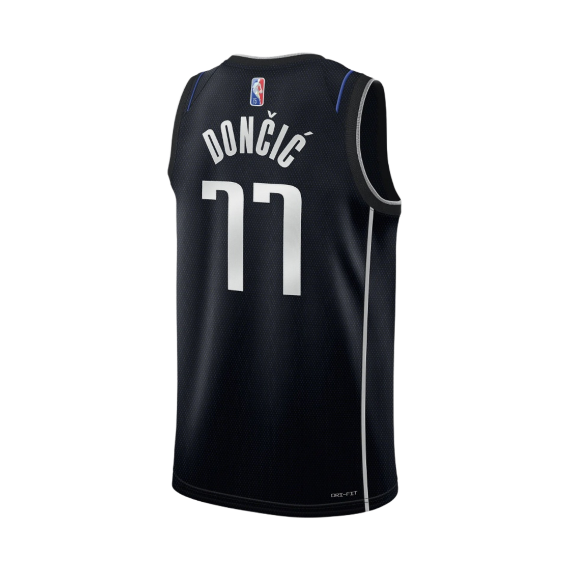 나이키 루카 돈치치 댈러스 매버릭스 아이콘 에디션 저지 블랙 게임 로얄(Nike Luka Doncic Dallas Mavericks Icon Edition Jersey Black Game Royal) - 2