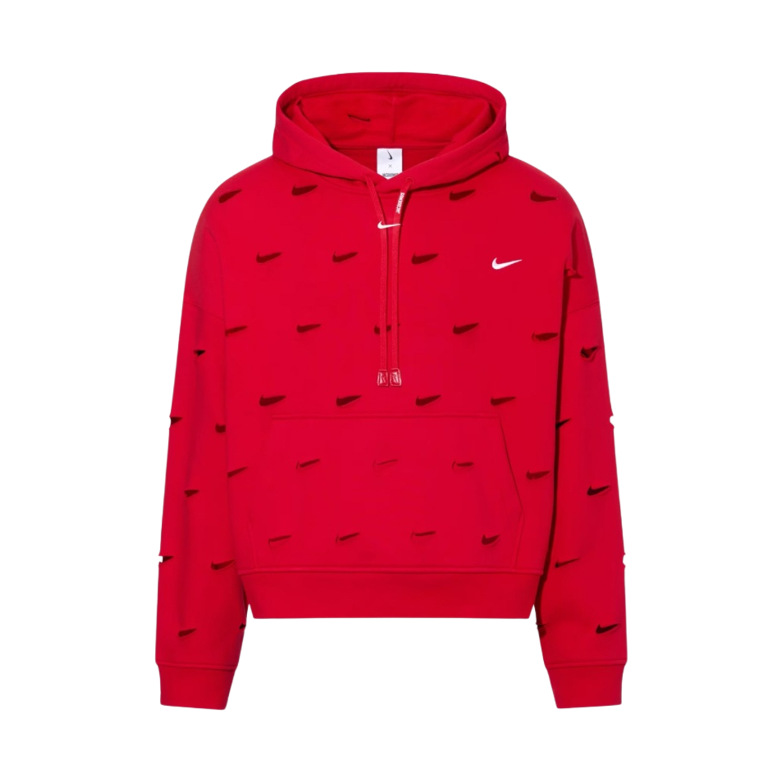 나이키 x 자크뮈스 스우시 후드 유니버시티 레드 - US/EU(Nike x Jacquemus Swoosh Hoodie University Red - US/EU)