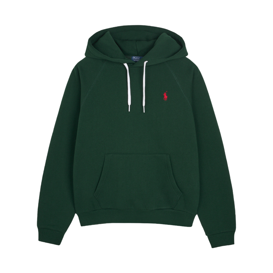 [30%적립] 폴로 랄프 로렌 우먼 폴로 칼라 플리스 풀오버 헌터 그린 - 24FW