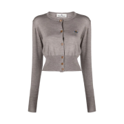 (W) Vivienne Westwood Bea Cropped Cardigan Stone