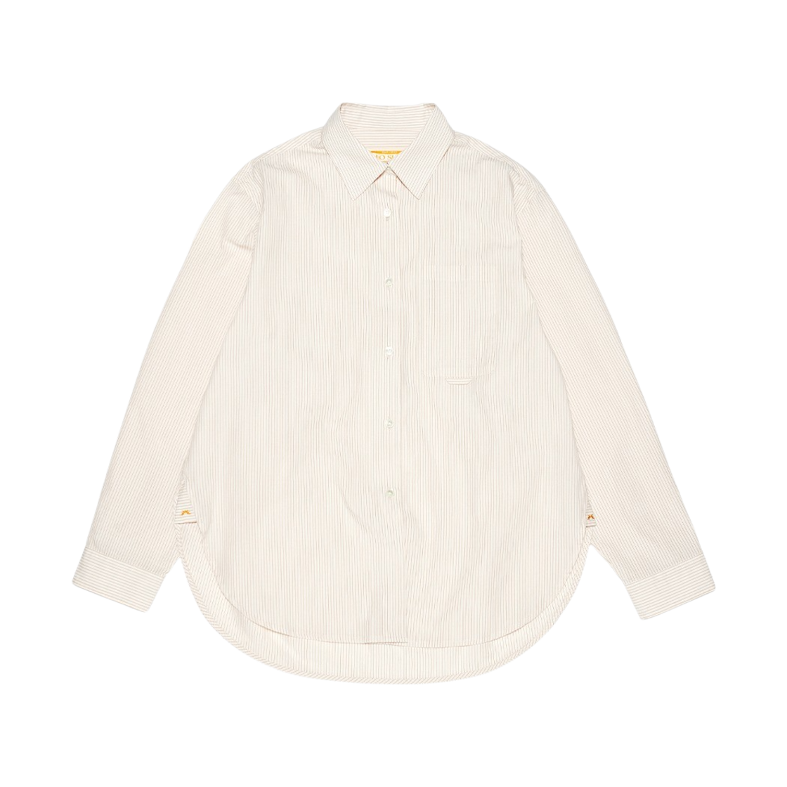 헬로선라이즈 컴포트 셔츠 베이지 스트라이프