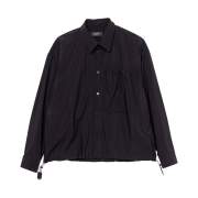 D-VEC DWR NY Stretch Taffeta LS Shirt Black - 25SS