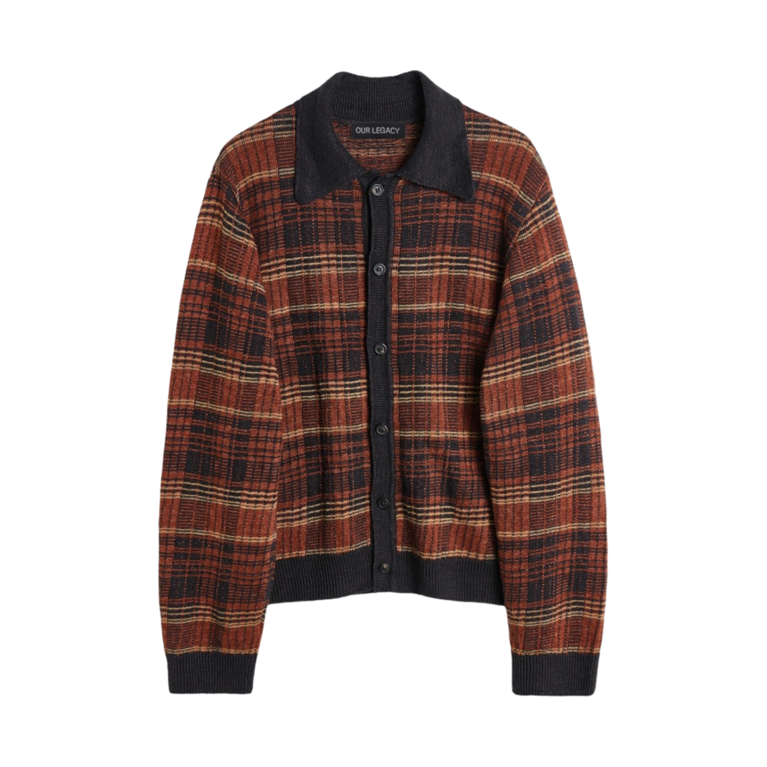 아워레가시 이브닝 폴로 러스트 지저 체크(Our Legacy Evening Polo Rust Geezer Check)