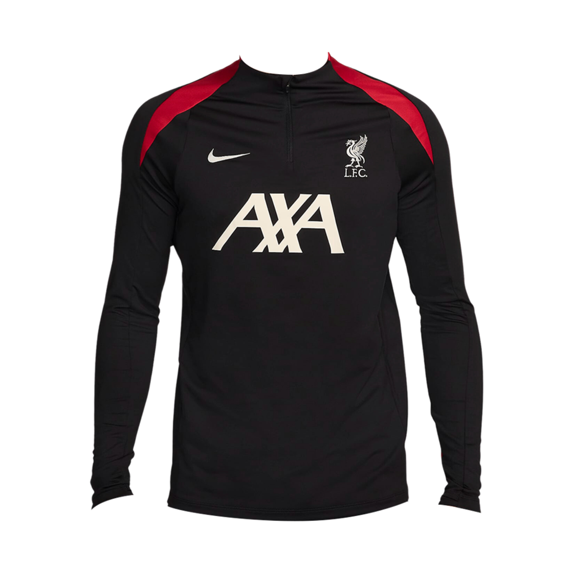 나이키 리버풀 FC 스트라이크 드라이 핏 사커 드릴 탑 블랙 짐 레드 - 아시아(Nike Liverpool FC Strike Dri-Fit Soccer Drill Top Black Gym Red - Asia)