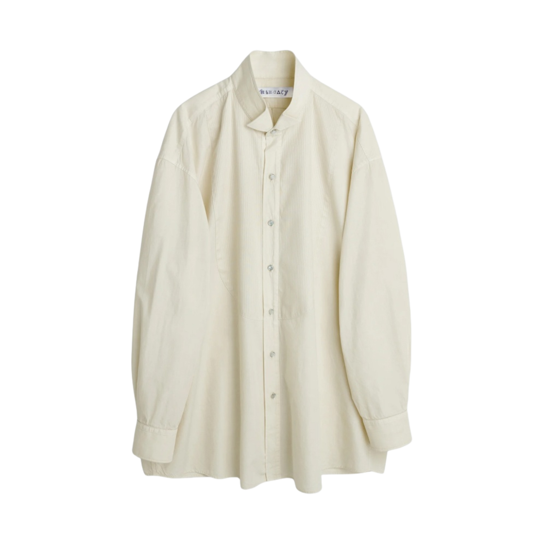 (W) 아워레가시 턱시도 셔츠 앤티크 화이트 심비온트 포플린((W) Our Legacy Tuxedo Shirt Antique White Symbiont Poplin) - 1