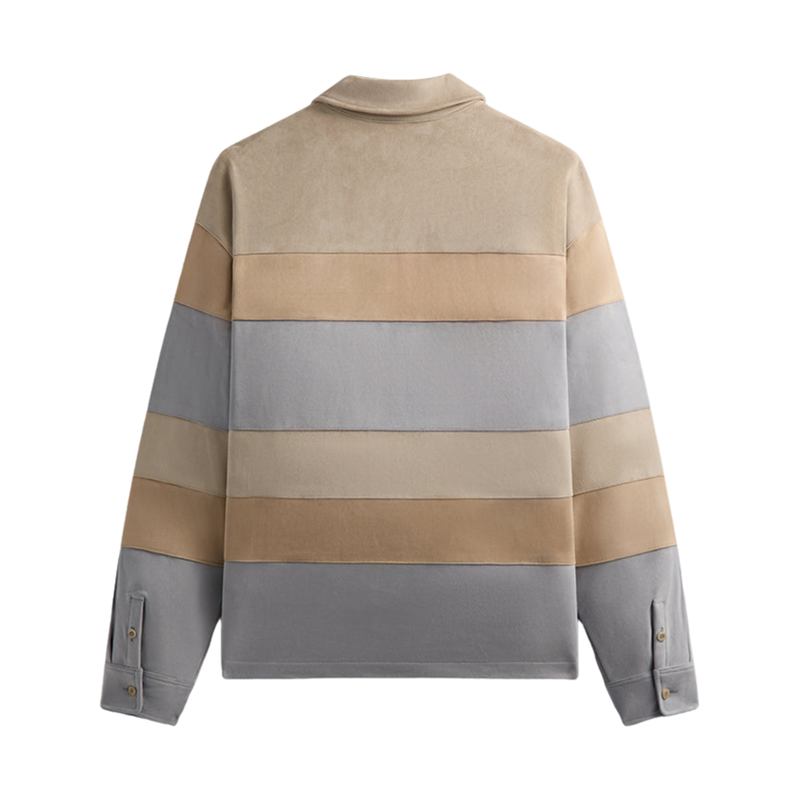 키스 스트라이프 마이크로스웨이드 태너 풀오버 샌드리프트(Kith Stripe Microsuede Tanner Pullover Sandrift) - 2