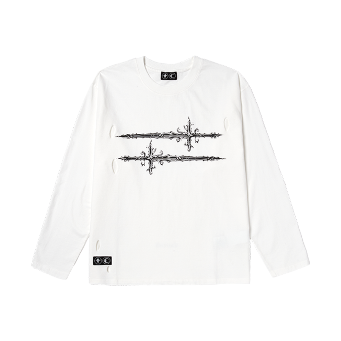 Thug Club【送料込】大人気☆Cross T Long Sleeve 3COLOR Thug Club】Basic Sleeve◇ 長袖 (Thug Club/Tシャツ