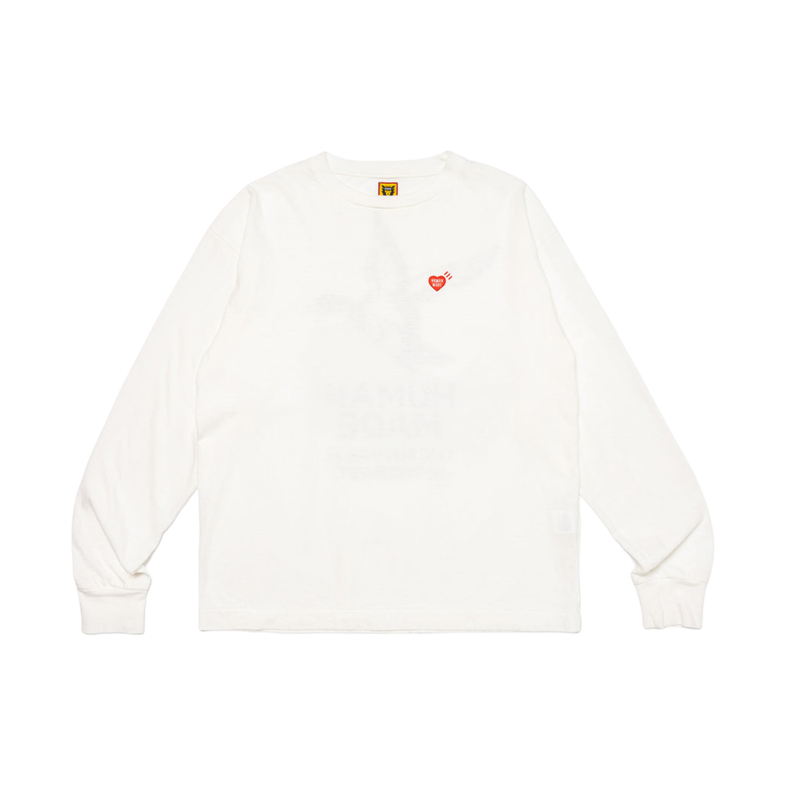 휴먼 메이드 그래픽 롱슬리브 티셔츠 화이트(Human Made Graphic L/S T-Shirt White) - 2