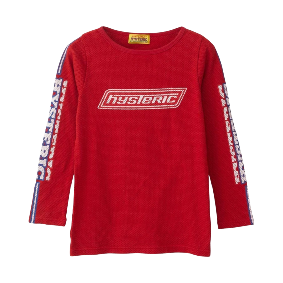 (W) 히스테릭 글래머 빅슨 걸 티셔츠 레드((W) Hysteric Glamour Vixen Girl T-Shirt Red) - 1